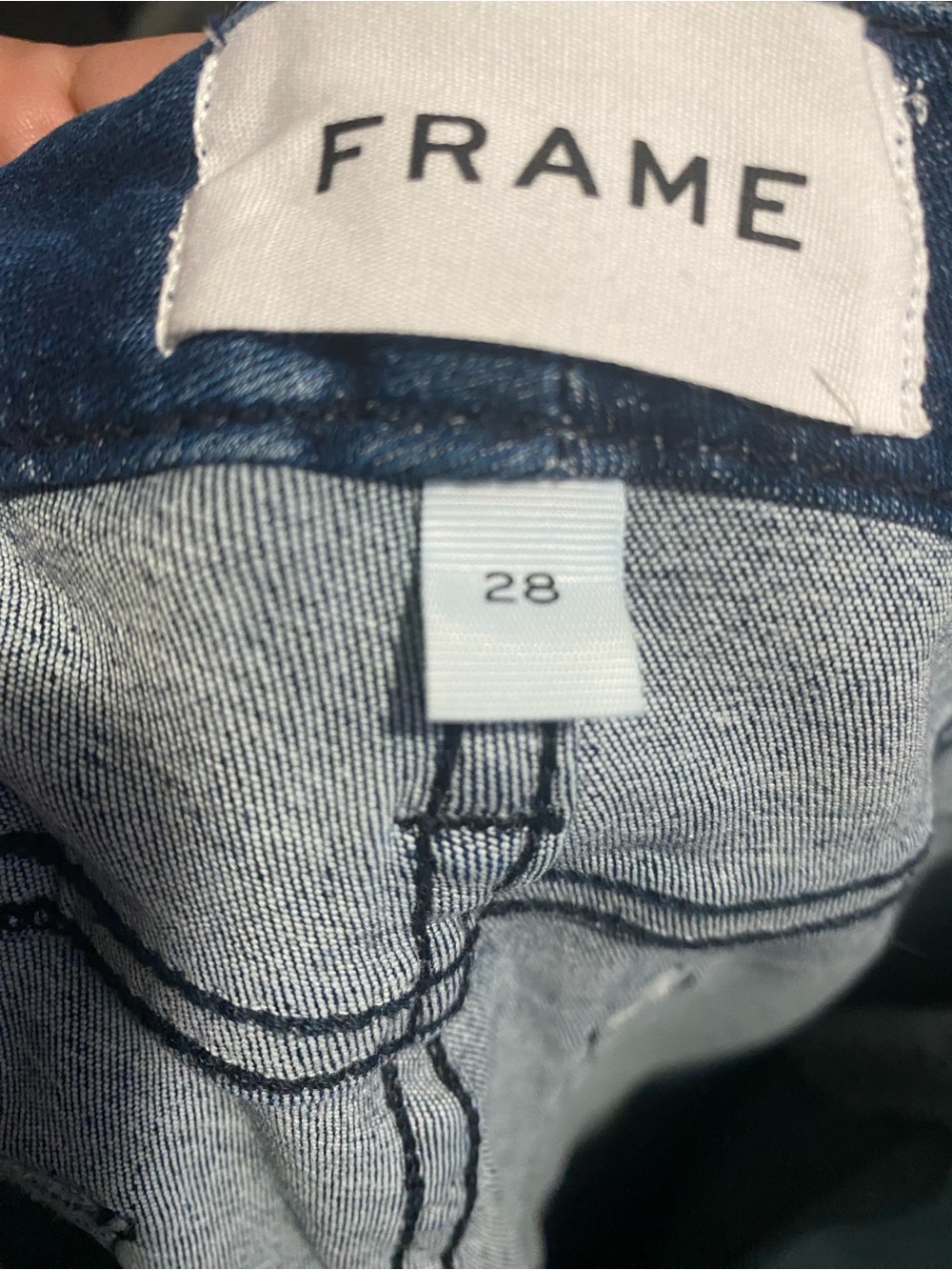 FRAME Le Crop Mini Bootcut Jean in Bornstein 28   Cotton Stretch Casual - Picture 6 of 11
